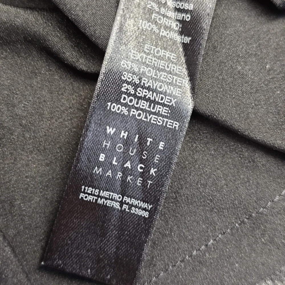 White House Black Market Plaid Mini Skirt Women's 8‎ Checkered Plaid Zipper Y2K